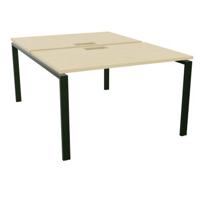 BENCH CONECT L120XP165CM-2 PLAT NS TRAPPES -PIET ARCHE RECT FX N8 ST