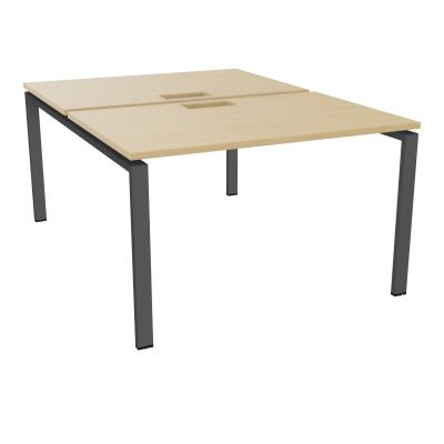 BENCH CONECT L120XP165CM-2 PLAT NS TRAPPES -PIET ARCHE RECT FX   R1 SC