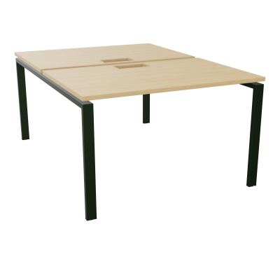 BENCH CONECT L120XP165CM-2 PLAT NS TRAPPES -PIET ARCHE RECT FX   R1 ST