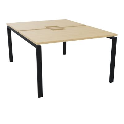 BENCH CONECT L120XP165CM-2 PLAT NS TRAPPES -PIET ARCHE RECT FX   R1 ZP