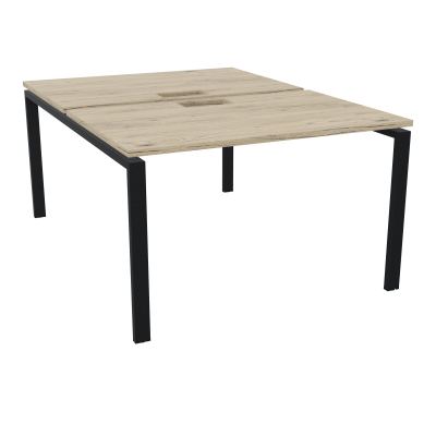 CONECT BENCH L120XP165CM-2 PLAT SANS TRAPPES R3-PIET ARCHE RECT FX ZP