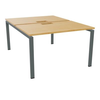 BENCH CONECT L120XP165CM-2 PLAT NS TRAPPES -PIET ARCHE RECT FX   R5 SU