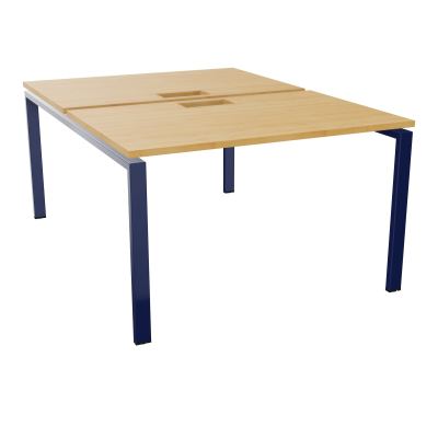 BENCH CONECT L120XP165CM-2 PLAT NS TRAPPES -PIET ARCHE RECT FX   R5 X4