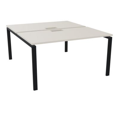 BENCH CONECT L140XP165CM-2 PLAT NS TRAPPES -PIET ARCHE RECT FX N5 ZP