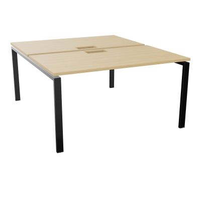 BENCH CONECT L140XP165CM-2 PLAT NS TRAPPES -PIET ARCHE RECT FX   R1 SG