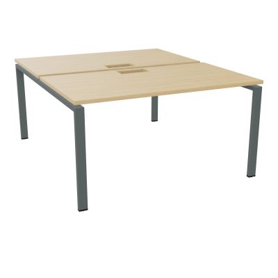 BENCH CONECT L140XP165CM-2 PLAT NS TRAPPES -PIET ARCHE RECT FX   R1 SU