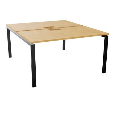 BENCH CONECT L140XP165CM-2 PLAT NS TRAPPES -PIET ARCHE RECT FX   R5 SG