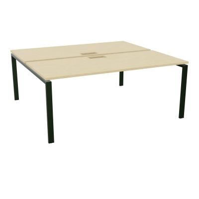 BENCH CONECT L180XP165CM-2 PLAT NS TRAPPES -PIET ARCHE RECT FX N8 ST