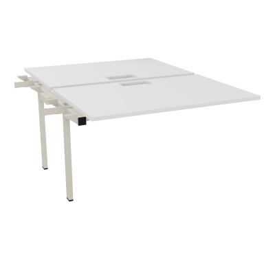 BENCH SUIVANT CONECT L120XP165CM-2 PLAT EP25MM NS TRAPPES -PIET INTERM. CARRE MG ZC