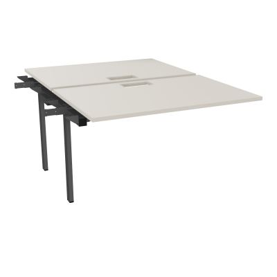 BENCH SUIVANT CONECT L120XP165CM-2 PLAT EP25MM NS TRAPPES -PIET INTERM. CARRE N5 SC