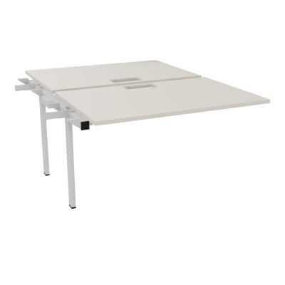 BENCH SUIVANT CONECT L120XP165CM-2 PLAT EP25MM NS TRAPPES -PIET INTERM. CARRE N5 SD