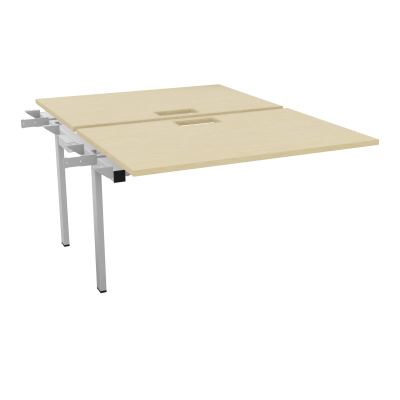 BENCH SUIVANT CONECT L120XP165CM-2 PLAT EP25MM NS TRAPPES -PIET INTERM. CARRE N8 SA