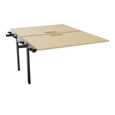 BENCH SUIVANT CONECT L120XP165CM-2 PLAT EP25MM NS TRAPPES -PIET INTERM. CARRE   R1 SG