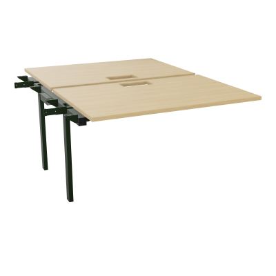 BENCH SUIVANT CONECT L120XP165CM-2 PLAT EP25MM NS TRAPPES -PIET INTERM. CARRE   R1 ST