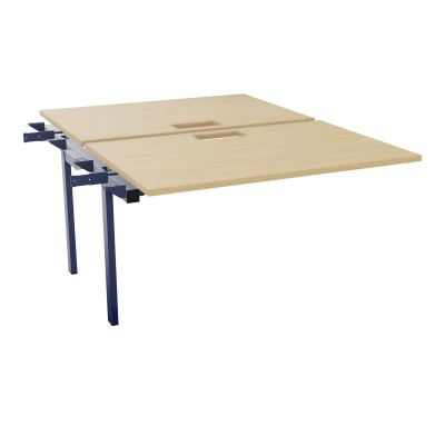 BENCH SUIVANT CONECT L120XP165CM-2 PLAT EP25MM NS TRAPPES -PIET INTERM. CARRE   R1 X4