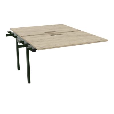 BENCH SUIVANT CONECT L120XP165CM-2 PLAT EP25MM NS TRAPPES -PIET INTERM. CARRE R3 ST