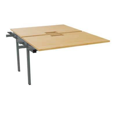 BENCH SUIVANT CONECT L120XP165CM-2 PLAT EP25MM NS TRAPPES -PIET INTERM. CARRE   R5 SU