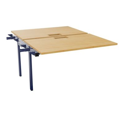 BENCH SUIVANT CONECT L120XP165CM-2 PLAT EP25MM NS TRAPPES -PIET INTERM. CARRE   R5 X4