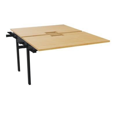 BENCH SUIVANT CONECT L120XP165CM-2 PLAT EP25MM NS TRAPPES -PIET INTERM. CARRE   R5 ZP