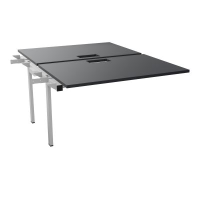 BENCH SUIVANT CONECT L120XP165CM-2 PLAT EP25MM NS TRAPPES -PIET INTERM. CARRE   R9 SA