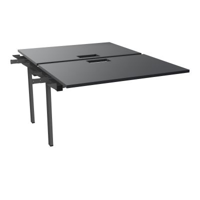 BENCH SUIVANT CONECT L120XP165CM-2 PLAT EP25MM NS TRAPPES -PIET INTERM. CARRE   R9 SC