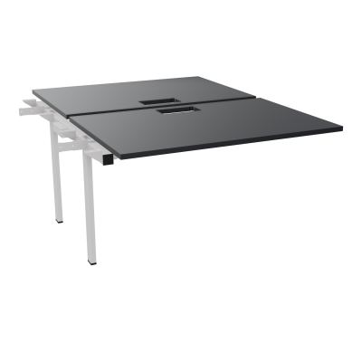 BENCH SUIVANT CONECT L120XP165CM-2 PLAT EP25MM NS TRAPPES -PIET INTERM. CARRE   R9 SD
