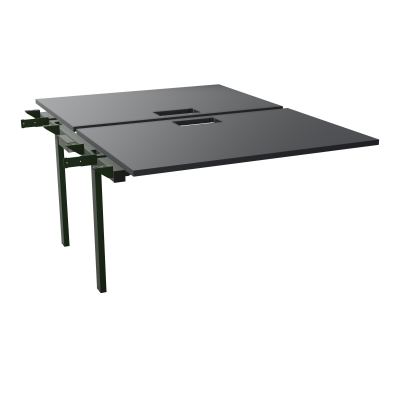 BENCH SUIVANT CONECT L120XP165CM-2 PLAT EP25MM NS TRAPPES -PIET INTERM. CARRE   R9 ST