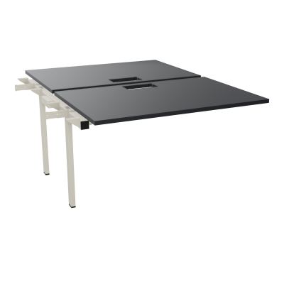 BENCH SUIVANT CONECT L120XP165CM-2 PLAT EP25MM NS TRAPPES -PIET INTERM. CARRE   R9 ZC