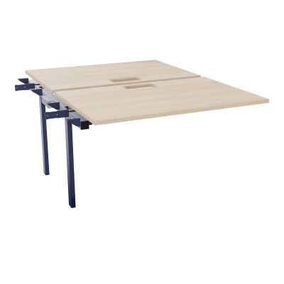 CONECT BENCH SUIVANT L120XP165CM-2 PLAT EP25MM SANS TRAPPES RZ-PIET INTERM. CARRE X4