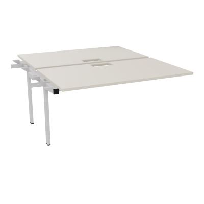 BENCH SUIVANT CONECT L140XP165CM-2 PLAT EP25MM NS TRAPPES -PIET INTERM. CARRE N5 SD