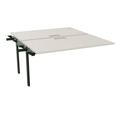 BENCH SUIVANT CONECT L140XP165CM-2 PLAT EP25MM NS TRAPPES -PIET INTERM. CARRE N5 ST