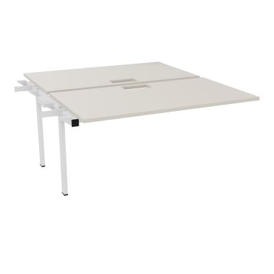 BENCH SUIVANT CONECT L140XP165CM-2 PLAT EP25MM NS TRAPPES -PIET INTERM. CARRE N5 ZO