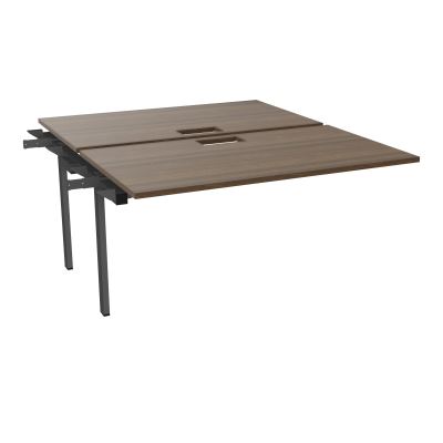 BENCH SUIVANT CONECT L140XP165CM-2 PLAT EP25MM NS TRAPPES -PIET INTERM. CARRE N6 SC