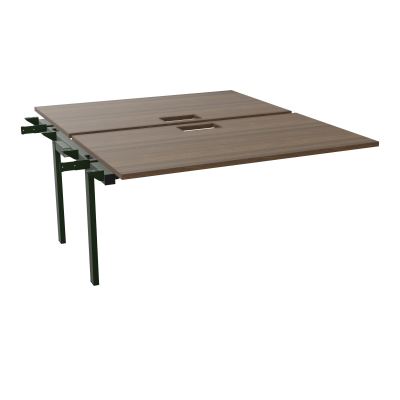 BENCH SUIVANT CONECT L140XP165CM-2 PLAT EP25MM NS TRAPPES -PIET INTERM. CARRE N6 ST