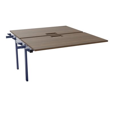 BENCH SUIVANT CONECT L140XP165CM-2 PLAT EP25MM NS TRAPPES -PIET INTERM. CARRE N6 X4