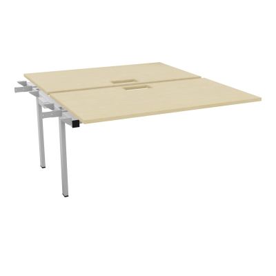 BENCH SUIVANT CONECT L140XP165CM-2 PLAT EP25MM NS TRAPPES -PIET INTERM. CARRE N8 SA