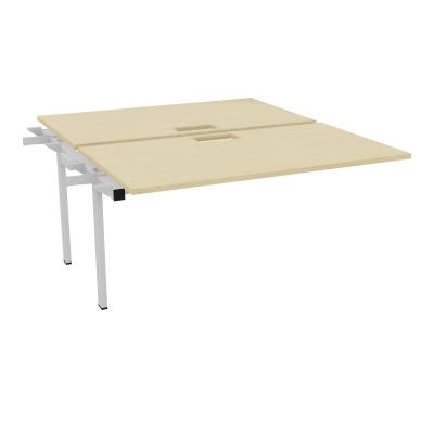 BENCH SUIVANT CONECT L140XP165CM-2 PLAT EP25MM NS TRAPPES -PIET INTERM. CARRE N8 SD