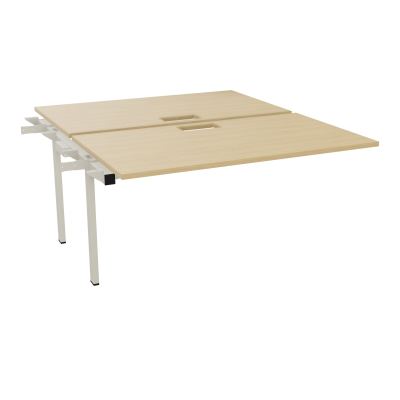 BENCH SUIVANT CONECT L140XP165CM-2 PLAT EP25MM NS TRAPPES -PIET INTERM. CARRE   R1 ZC