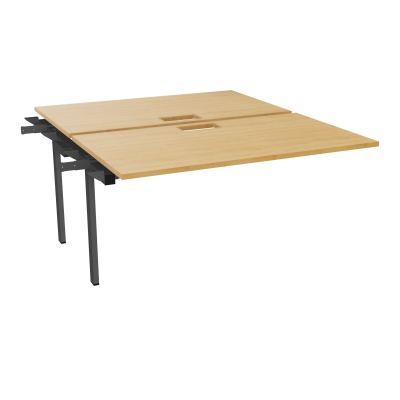 BENCH SUIVANT CONECT L140XP165CM-2 PLAT EP25MM NS TRAPPES -PIET INTERM. CARRE   R5 SC
