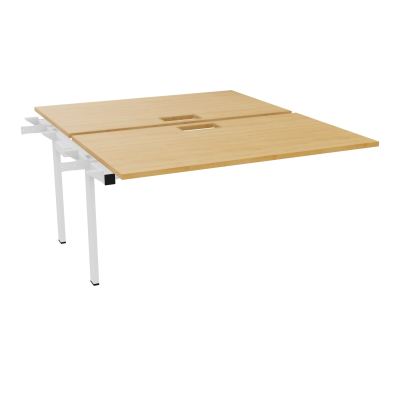 BENCH SUIVANT CONECT L140XP165CM-2 PLAT EP25MM NS TRAPPES -PIET INTERM. CARRE   R5 SO