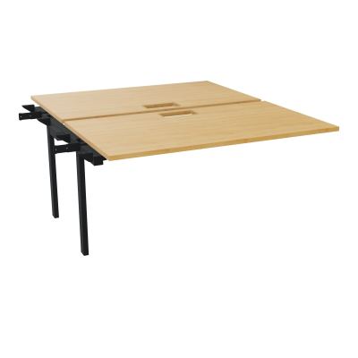 BENCH SUIVANT CONECT L140XP165CM-2 PLAT EP25MM NS TRAPPES -PIET INTERM. CARRE   R5 ZP