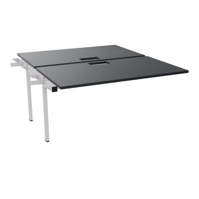 BENCH SUIVANT CONECT L140XP165CM-2 PLAT EP25MM NS TRAPPES -PIET INTERM. CARRE   R9 SD