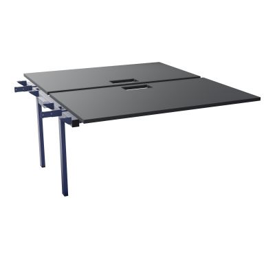 BENCH SUIVANT CONECT L140XP165CM-2 PLAT EP25MM NS TRAPPES -PIET INTERM. CARRE   R9 X4