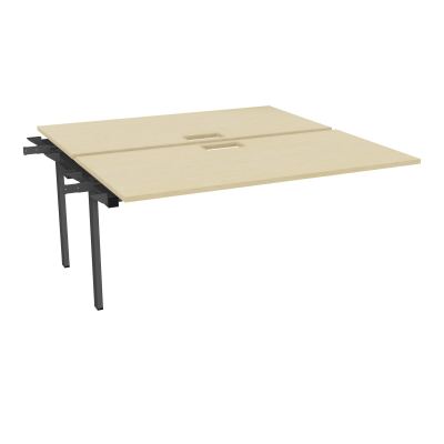 BENCH SUIVANT CONECT L160XP165CM-2 PLAT EP25MM NS TRAPPES -PIET INTERM. CARRE N8 SC