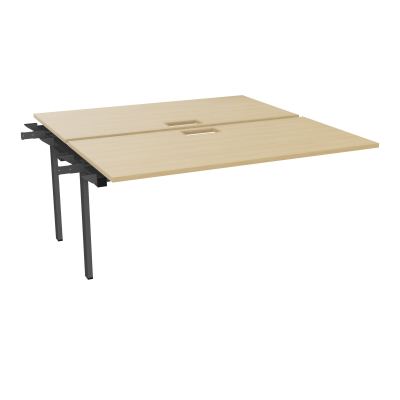 BENCH SUIVANT CONECT L160XP165CM-2 PLAT EP25MM NS TRAPPES -PIET INTERM. CARRE   R1 SC