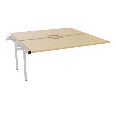 BENCH SUIVANT CONECT L160XP165CM-2 PLAT EP25MM NS TRAPPES -PIET INTERM. CARRE   R1 SD