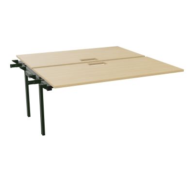 BENCH SUIVANT CONECT L160XP165CM-2 PLAT EP25MM NS TRAPPES -PIET INTERM. CARRE   R1 ST