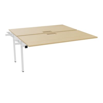 BENCH SUIVANT CONECT L160XP165CM-2 PLAT EP25MM NS TRAPPES -PIET INTERM. CARRE   R1 ZO