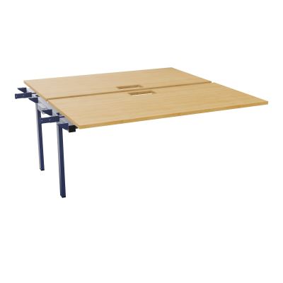 BENCH SUIVANT CONECT L160XP165CM-2 PLAT EP25MM NS TRAPPES -PIET INTERM. CARRE   R5 X4