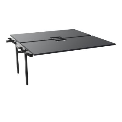 BENCH SUIVANT CONECT L160XP165CM-2 PLAT EP25MM NS TRAPPES -PIET INTERM. CARRE   R9 SG